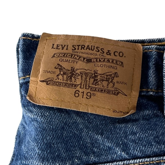 Levi's Vintage 619 Orange Tab Made in Canada 100% Cotton - Picture 7 of 9